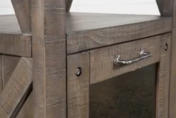 Jaxon Grey 28" Pier -Furniture Store 249581 grey wood pier hardware 05