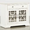Belle White Accent Cabinet