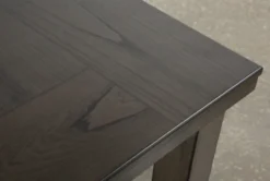 Ashford II 66" Dining With Bench + Side Chair Set For 6 -Furniture Store 251022 grey wood dining set detail 04