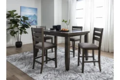 Ashford II 60-78" Extension Counter Table -Furniture Store 251030 grey wood counter height table room 31