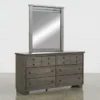 Marco Charcoal 6 Drawer Dresser/Mirror -Furniture Store 251572 grey wood dresser and mirror set signature 01