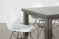 Ashford II 66" Dining With Alexa White Chair Set For 6 -Furniture Store 252086 grey wood dining set detail 03