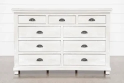 Sinclair Pebble 9 Drawer Dresser -Furniture Store 252383 natural wood dresser front 02