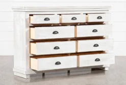 Sinclair Pebble 9 Drawer Dresser -Furniture Store 252383 natural wood dresser storage 03
