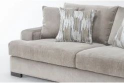 Lodge Foam Chenille 96" Queen Sleeper 20 Lodge Foam Chenille 96" Queen Sleeper -Furniture Store 252972 grey fabric sleeper detail 44