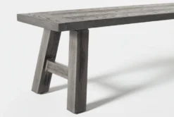 Panama Outdoor Dining Bench 10 Panama Outdoor Dining Bench -Furniture Store 253557 brown metal dining bench detail 03