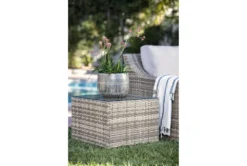 Capri Outdoor End Table -Furniture Store 253575 grey wicker end table room 44