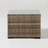 Capri Outdoor End Table -Furniture Store 253575 grey wicker end table signature 01