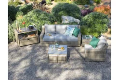 Capri Outdoor Coffee Table With Two Ottomans 18 Capri Outdoor Coffee Table With Two Ottomans -Furniture Store 253576 grey wicker coffee table room 35