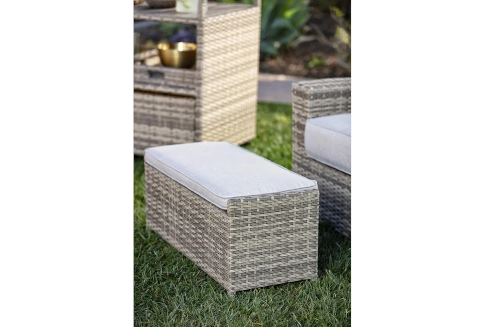 Capri Outdoor Coffee Table With Two Ottomans 12 Capri Outdoor Coffee Table With Two Ottomans - Image 10