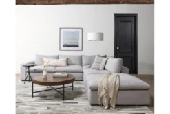 Dunkin 38" Round Coffee Table -Furniture Store 254051 brown wood coffee table room 42