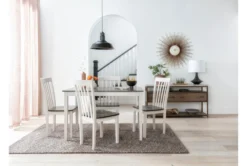 Prairie 48" Dining Set For 4 -Furniture Store 254190 white wood dining set room 87