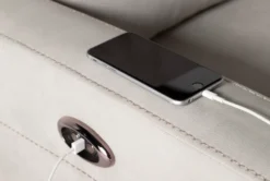 Jarrell Light Grey 71" Power Reclining Storage Console Loveseat With USB 15 Jarrell Light Grey 71" Power Reclining Storage Console Loveseat With USB -Furniture Store 254378 v2 grey fabric console loveseat detail 06