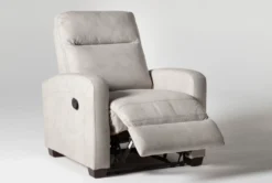 Jarrell Light Grey Manual Recliner 9 Jarrell Light Grey Manual Recliner -Furniture Store 254382 v2 grey fabric recliner side 03