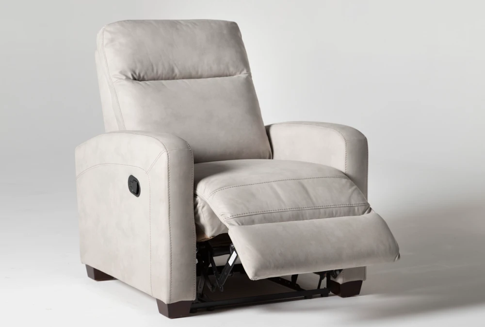 Jarrell Light Grey Manual Recliner 5 Jarrell Light Grey Manual Recliner - Image 3