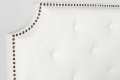 Sophia II Queen Upholstered Panel Bed With Storage 20 Sophia II Queen Upholstered Panel Bed With Storage -Furniture Store 255543 beige fabric bed detail 04