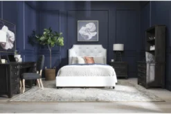 Sophia II Queen Upholstered Panel Bed With Storage 23 Sophia II Queen Upholstered Panel Bed With Storage -Furniture Store 255543 beige fabric bed room 37