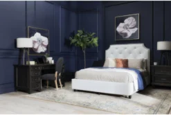 Sophia II Queen Upholstered Panel Bed With Storage 25 Sophia II Queen Upholstered Panel Bed With Storage -Furniture Store 255543 beige fabric bed room 41