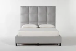 Boswell Queen Upholstered Panel Bed With Storage
