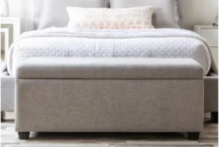 Boswell Storage Bench -Furniture Store 255563 grey fabric bench room 60