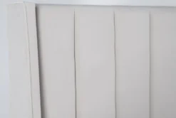 Topanga Grey California King Velvet Upholstered Panel Bed 14 Topanga Grey California King Velvet Upholstered Panel Bed -Furniture Store 255615 grey fabric bed detail 45