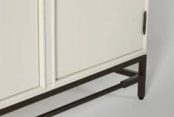 Centre 72" Buffet By Nate Berkus + Jeremiah Brent -Furniture Store 255929 white wood media console detail 44