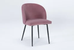 Duffy Pink Dining Side Chair -Furniture Store 256194 pink fabric dining chair side 18