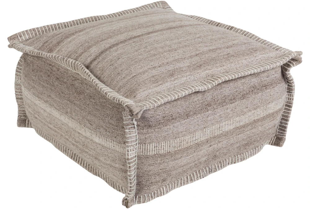 Pouf-Natual Fiber Stripes Natural 3 Pouf-Natual Fiber Stripes Natural