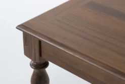 Magnolia Home Webster Walnut 96" Dining Table By Joanna Gaines -Furniture Store 257166 brown wood dining table detail 45