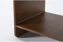 Aster End Table -Furniture Store 257907 brown wood end table detail 45 1