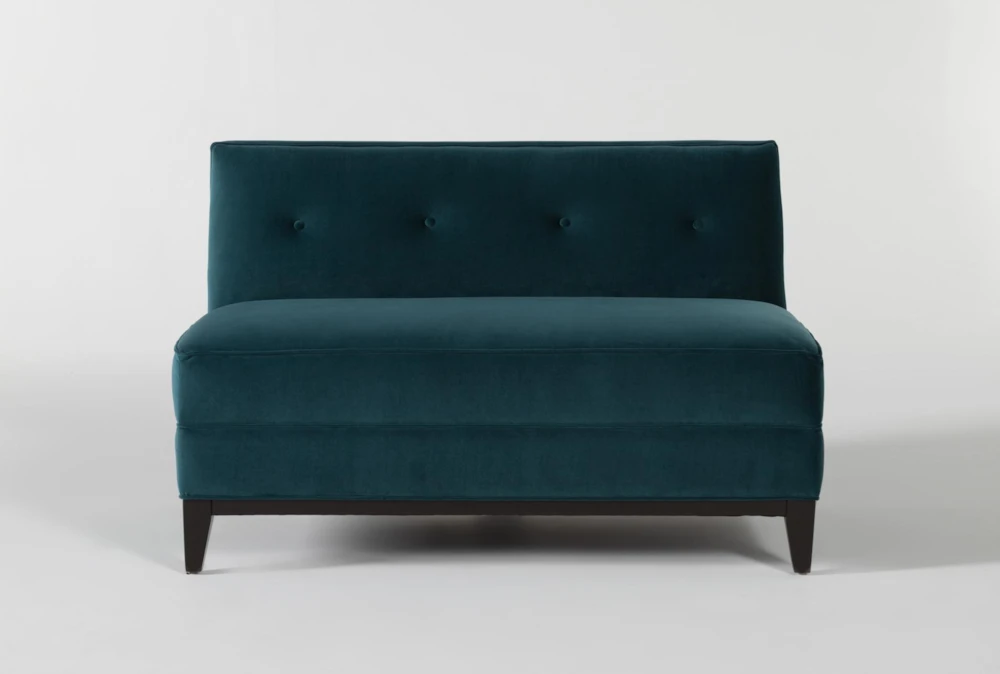 Holden IV 51" Velvet Settee 3 Holden IV 51" Velvet Settee