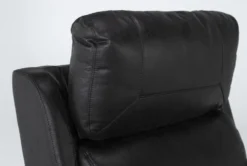 Thorpe Eclipse Power Lift Recliner With Power Headrest -Furniture Store 260880 black polyester lift detail 44