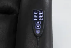 Thorpe Eclipse Power Lift Recliner With Power Headrest -Furniture Store 260880 black polyester lift hardware 51