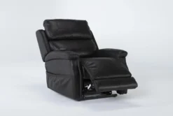 Thorpe Eclipse Power Lift Recliner With Power Headrest -Furniture Store 260880 black polyester lift side 20