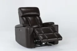Eastwood Espresso Home Theater Power Wallaway Recliner With Power Headrest & USB 16 Eastwood Espresso Home Theater Power Wallaway Recliner With Power Headrest & USB -Furniture Store 260961 brown polyester wallaway recline 23