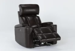 Eastwood Espresso Home Theater Power Wallaway Recliner With Power Headrest & USB 17 Eastwood Espresso Home Theater Power Wallaway Recliner With Power Headrest & USB -Furniture Store 260961 brown polyester wallaway recline 24