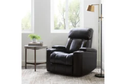 Eastwood Espresso Home Theater Power Wallaway Recliner With Power Headrest & USB 23 Eastwood Espresso Home Theater Power Wallaway Recliner With Power Headrest & USB -Furniture Store 260961 brown polyester wallaway room 59