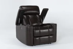 Eastwood Espresso Home Theater Power Wallaway Recliner With Power Headrest & USB 15 Eastwood Espresso Home Theater Power Wallaway Recliner With Power Headrest & USB -Furniture Store 260961 brown polyester wallaway side 19