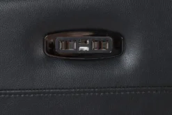 Eastwood Midnight Home Theater Power Wallaway Recliner With Power Headrest, Bluetooth & USB -Furniture Store 260966 black polyester wallaway hardware 52