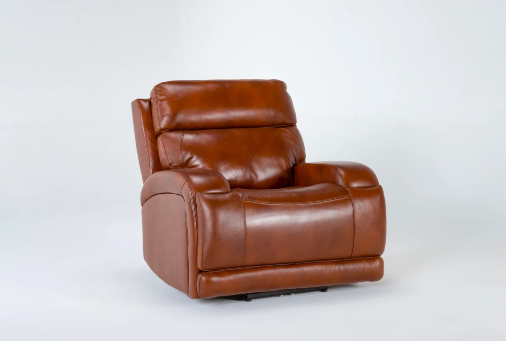 Victor Chestnut Power Zero Gravity Recliner With Power Headrest & Lumbar 9 Victor Chestnut Power Zero Gravity Recliner With Power Headrest & Lumbar - Image 7
