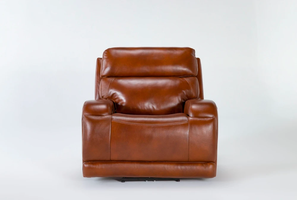 Victor Chestnut Power Zero Gravity Recliner With Power Headrest & Lumbar 3 Victor Chestnut Power Zero Gravity Recliner With Power Headrest & Lumbar