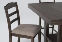 Ashbury 48" Square Counter With Stool Set For 4 -Furniture Store 261187 grey veneer counter height set detail 44