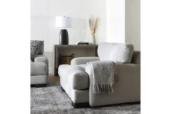 Aidan IV Chenille 48" Oversized Chair -Furniture Store 261609 natural fabric chair room 60