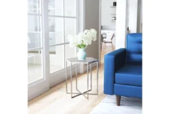 Black + White Pattern Accent Table -Furniture Store 261949 black stone accent table room 85