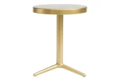 Gold Round Accent Table -Furniture Store 261951 gold metal accent table detail 46
