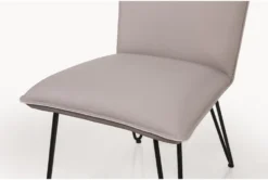 Demi Taupe Dining Side Chair Set Of 2 -Furniture Store 262086 brown polyurethane dining chair detail 44