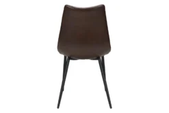 Reva Brown Dining Side Chair -Furniture Store 262476 brown polyurethane dining chair detail 51