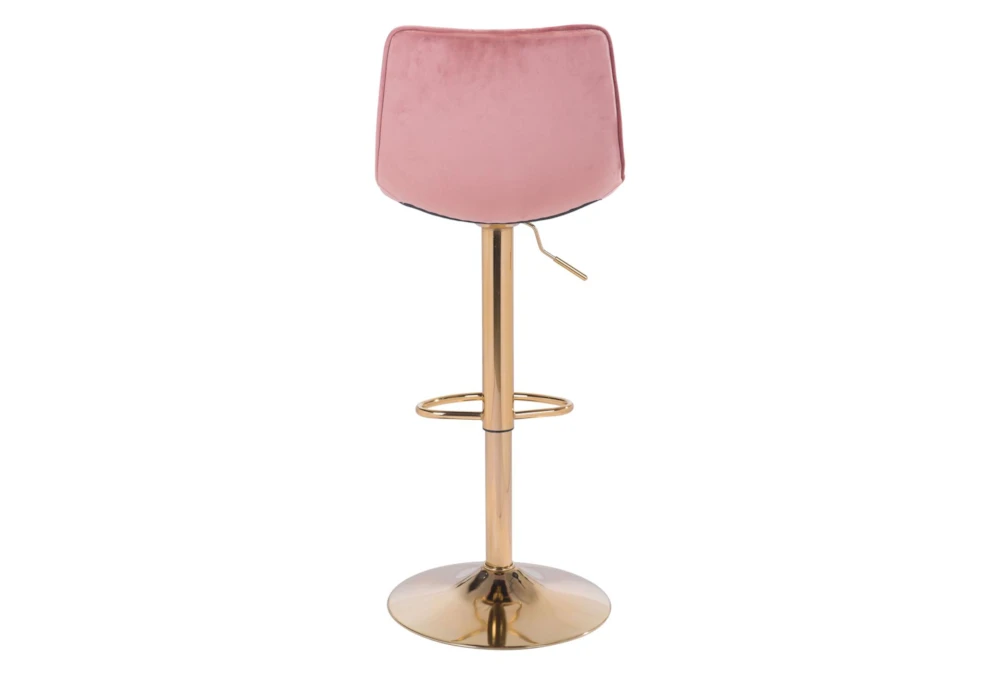 Ward Pink Adjustable Swivel Bar Stool 6 Ward Pink Adjustable Swivel Bar Stool - Image 4