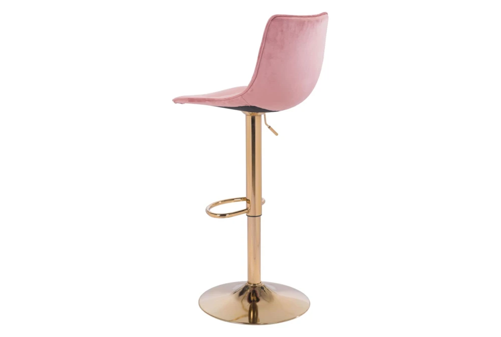 Ward Pink Adjustable Swivel Bar Stool 7 Ward Pink Adjustable Swivel Bar Stool - Image 5
