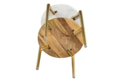 Pico End Table -Furniture Store 262519 white marble end table detail 51